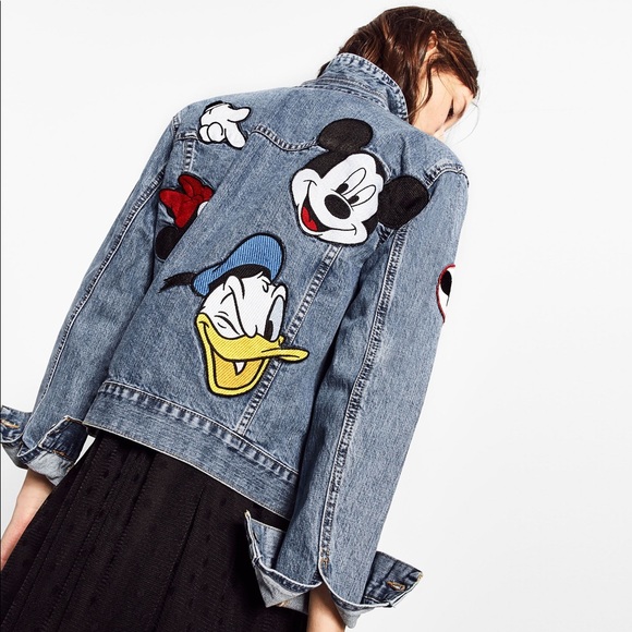 Zara Jackets & Blazers - ZARA Disney Mickey Mouse denim jacket